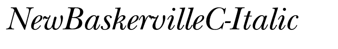 NewBaskervilleC-Italic