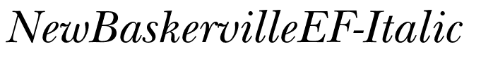 NewBaskervilleEF-Italic