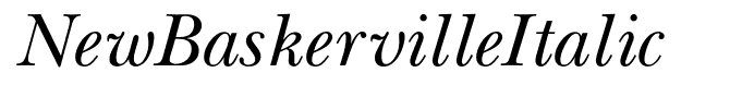 NewBaskervilleItalic