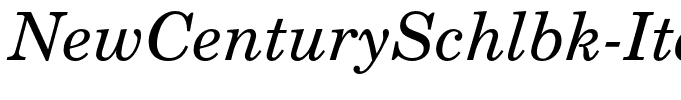 NewCenturySchlbk-Italic