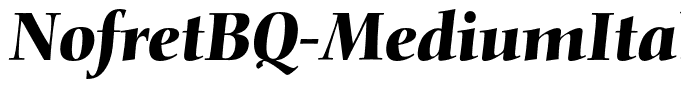 NofretBQ-MediumItalic