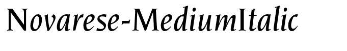 Novarese-MediumItalic