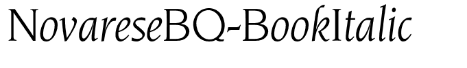 NovareseBQ-BookItalic