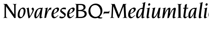 NovareseBQ-MediumItalic