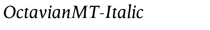 OctavianMT-Italic