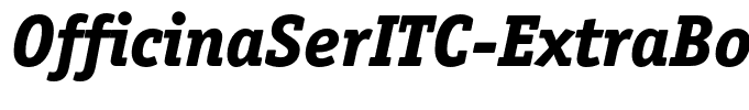 OfficinaSerITC-ExtraBoldItalOS