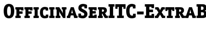 OfficinaSerITC-ExtraBoldSC