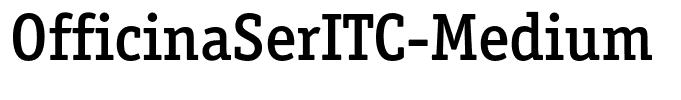 OfficinaSerITC-Medium