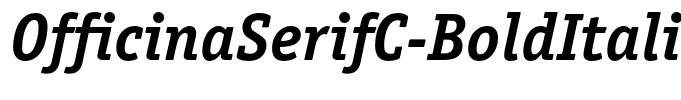 OfficinaSerifC-BoldItalic