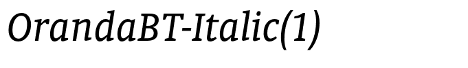 OrandaBT-Italic(1)