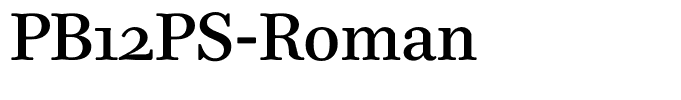 PB12PS-Roman