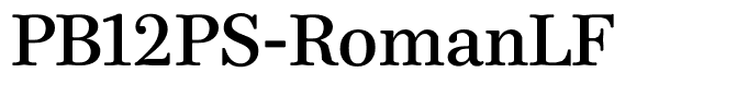 PB12PS-RomanLF