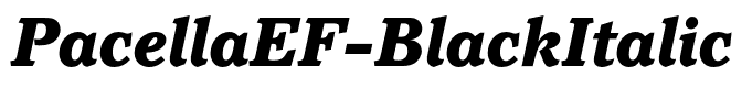 PacellaEF-BlackItalic