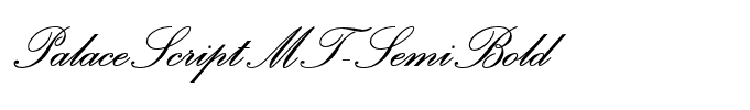 PalaceScriptMT-SemiBold