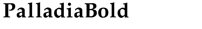 PalladiaBold
