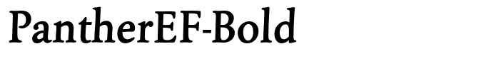 PantherEF-Bold