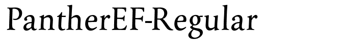 PantherEF-Regular