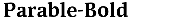 Parable-Bold