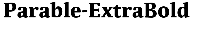 Parable-ExtraBold