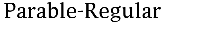 Parable-Regular