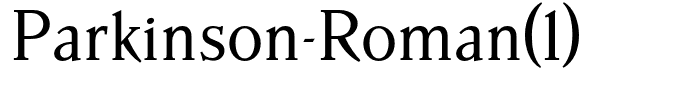 Parkinson-Roman(1)