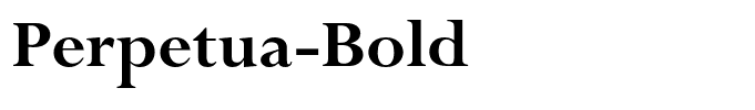 Perpetua-Bold