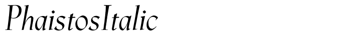 PhaistosItalic