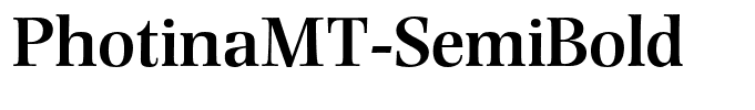 PhotinaMT-SemiBold