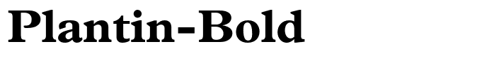 Plantin-Bold