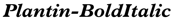 Plantin-BoldItalic