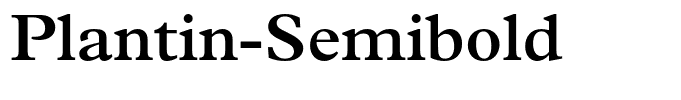 Plantin-Semibold