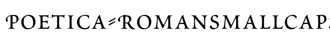 Poetica-RomanSmallCaps