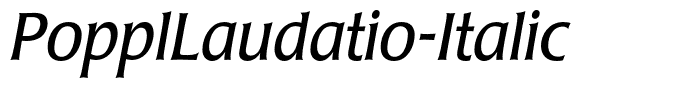 PopplLaudatio-Italic