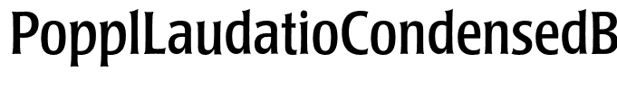 PopplLaudatioCondensedBQ-Regular