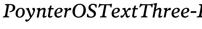 PoynterOSTextThree-Italic