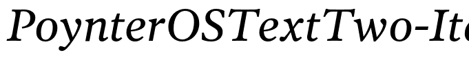 PoynterOSTextTwo-Italic