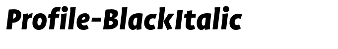 Profile-BlackItalic