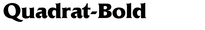 Quadrat-Bold