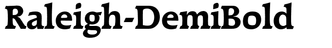 Raleigh-DemiBold
