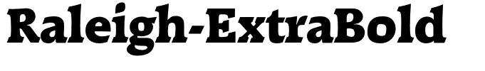 Raleigh-ExtraBold