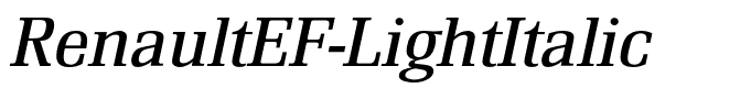 RenaultEF-LightItalic