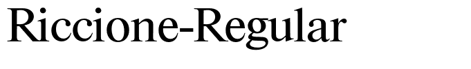 Riccione-Regular