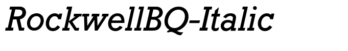 RockwellBQ-Italic