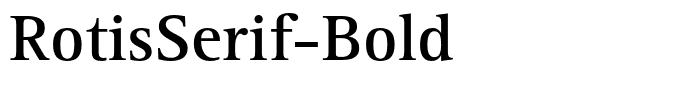 RotisSerif-Bold