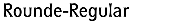 Rounde-Regular