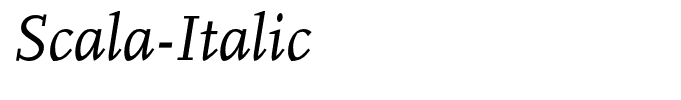 Scala-Italic