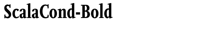 ScalaCond-Bold