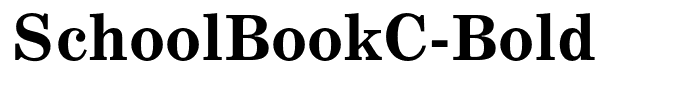 SchoolBookC-Bold