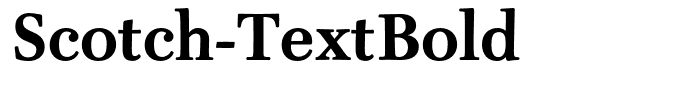 Scotch-TextBold