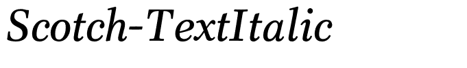 Scotch-TextItalic